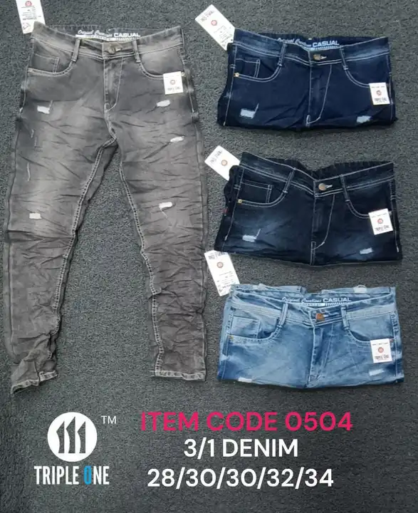 Men's jeans uploaded by Dhara Garment  on 9/25/2023