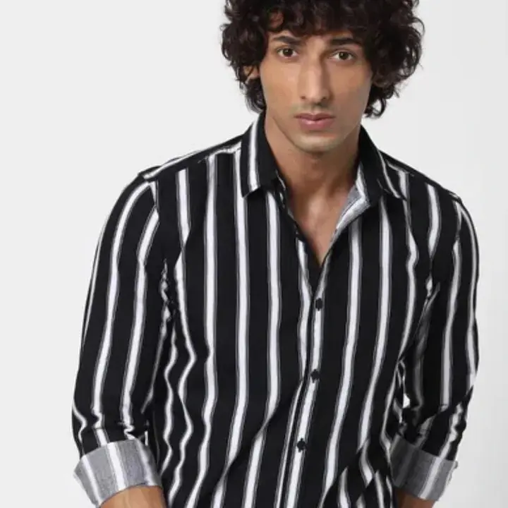 Lining strip shirt for men's  uploaded by business on 9/25/2023