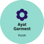 Business logo of Ayat garment shop