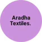 Business logo of Aradha textiles.