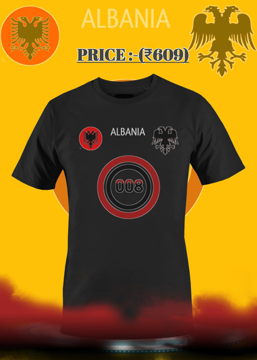 Post image Albania official tshirt|| imported tshirt from Albania|| for buying link contact me||