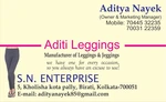 Business logo of Aditi leggings+ manufacturer 