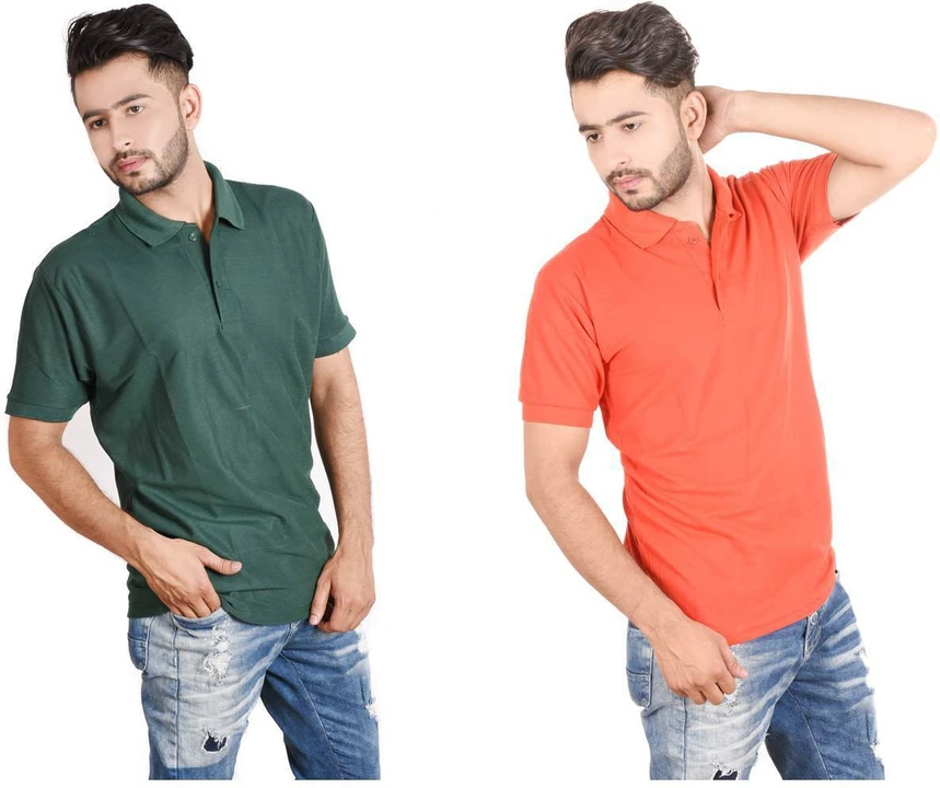 Collar Tshirt plan-20 colours available uploaded by NRD Fashion Store on 9/25/2023