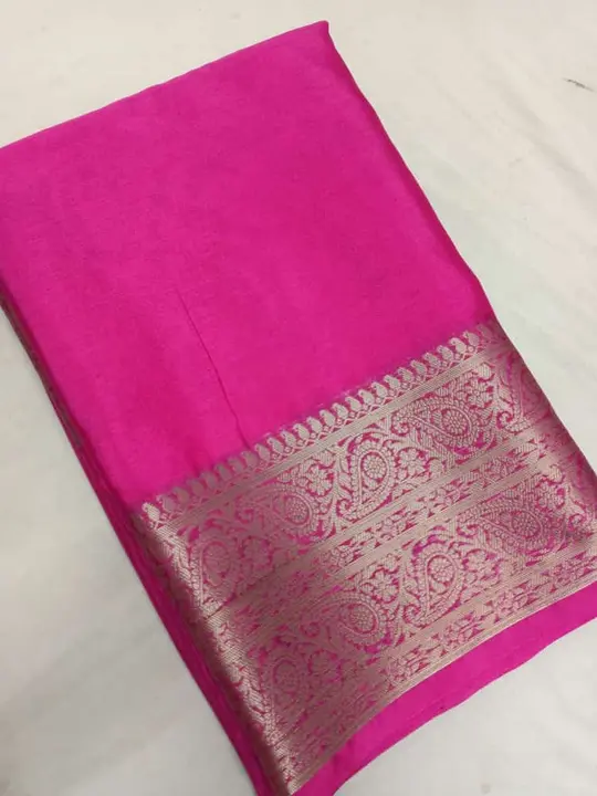 Banarasi dyeable warm silk saree with BP ♥️ uploaded by business on 9/25/2023