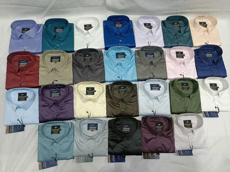 Party wear plain shirts uploaded by business on 9/26/2023