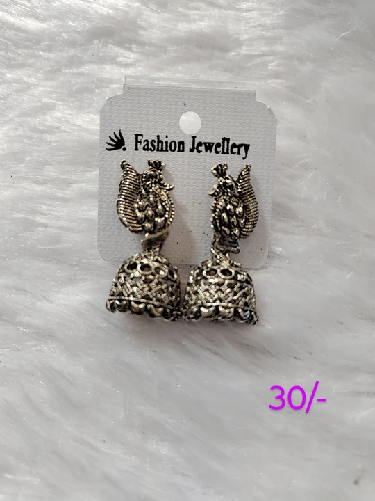 Oxidised Earrings for women  uploaded by Little Lady Designer on 9/26/2023