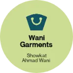 Business logo of WANI garments