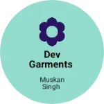 Business logo of Dev garments