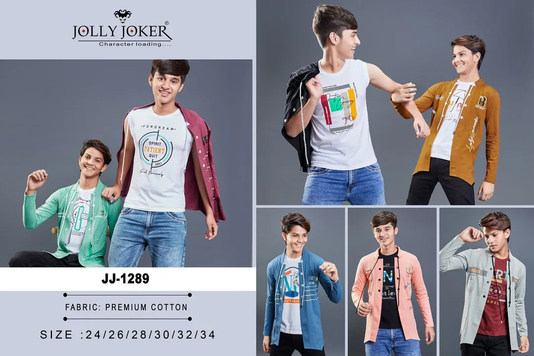 JOLLY JOKER Boy's T-shirt  uploaded by Maharashtra trading company on 9/26/2023