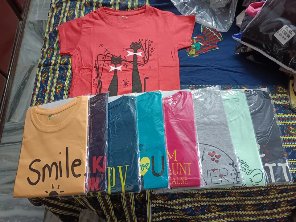 Kurti pant dupatta kids T shirts  uploaded by Yashmita fashion house on 9/26/2023