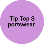 Business logo of Tip top sportswear