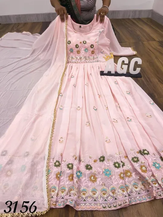 Gown  uploaded by Jay Manudada Fabrics on 9/26/2023