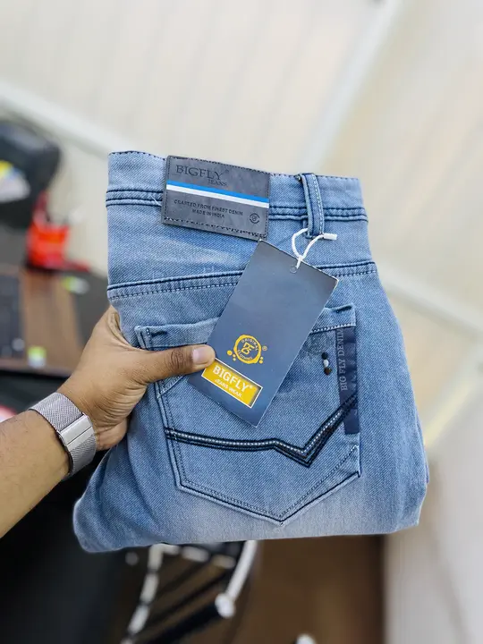 Big fly mens denim jeans uploaded by Atishay International on 9/26/2023