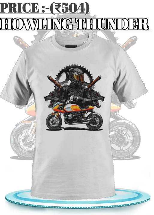 Post image If you want to buy howling Thunder round neck tshirt then contact me for the buying link