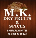 Business logo of M k dry fruits & spice