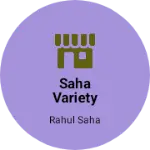 Business logo of Saha variety store