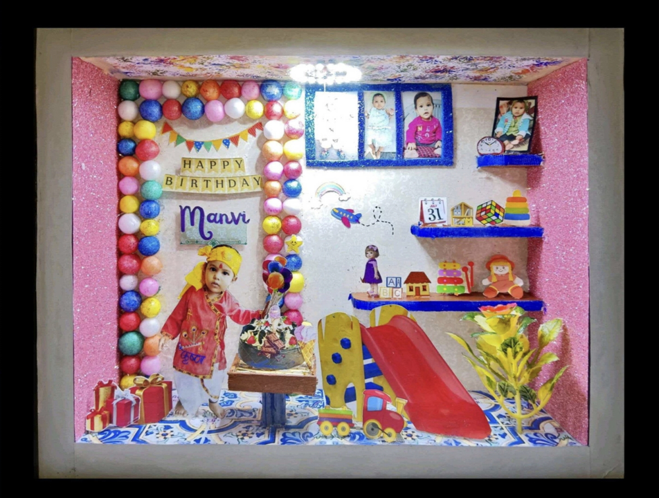 Birthday Theme 3D Photo Frame  uploaded by Singhatiya AMC Jaipur on 9/26/2023