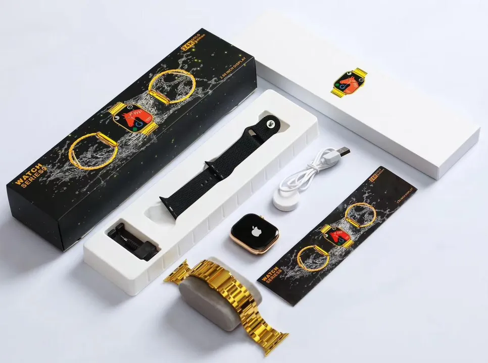 Series 9 gold watch apple logo best price for 9649174067 uploaded by business on 9/26/2023