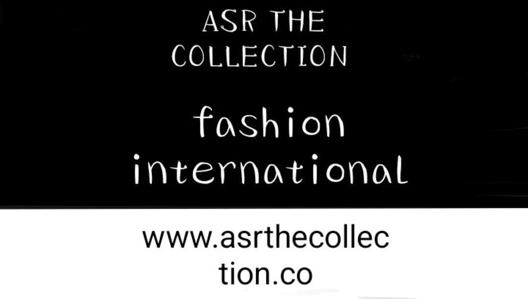 Visiting card store images of ASR THE COLLECTION 