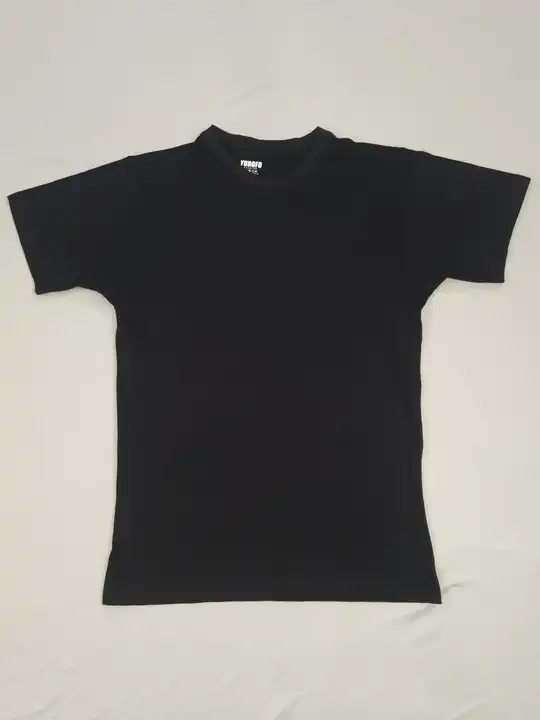 Plain Black Cotton bio wash Tshirt for men’s  uploaded by YUROFO ENTERPRISES on 9/26/2023