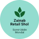 Business logo of Zainab retail shol