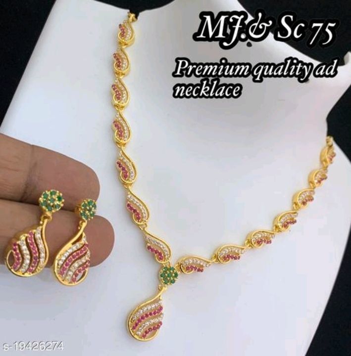 Beautiful Necklaces & Chains

Base Metal: Copper
Plating: Gold Plated
Stone Type: Cubic Zirconia/Ame uploaded by business on 3/21/2021