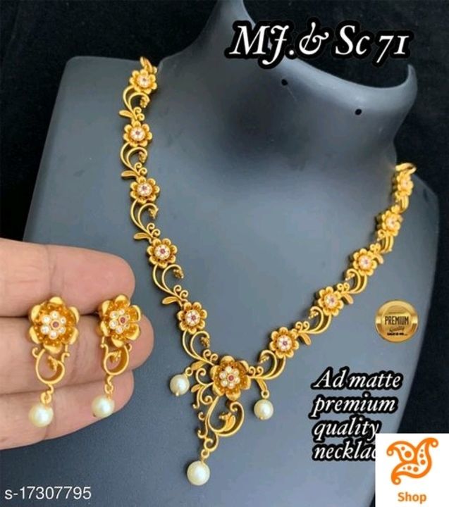 Post image Catalog Name:*Shimmering Chunky Women Necklaces &amp; Chains*
Base Metal: Alloy
Plating: Variable (Product Dependent)
Stone Type: American Diamond
Sizing: Adjustable
Sizes: Free Size
 Praiz 999/