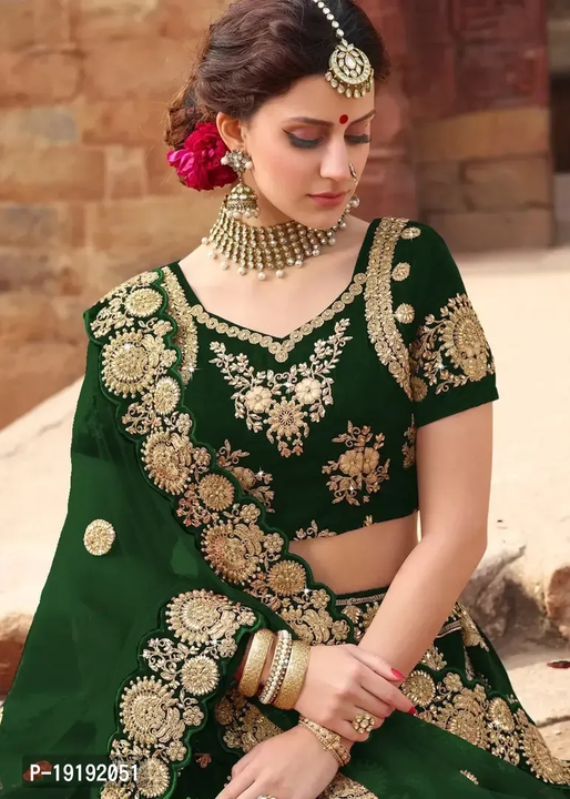 Embellished semi stitched Lehengha Choli for women uploaded by R M online shop  on 9/27/2023