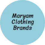 Business logo of Maryam clothing brands