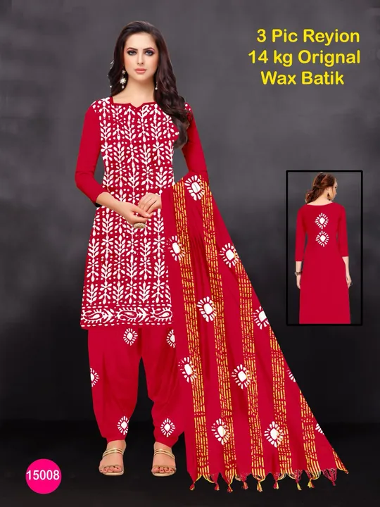 Rayon cotton wax batik dress  uploaded by Bhagwati enter prise on 9/27/2023