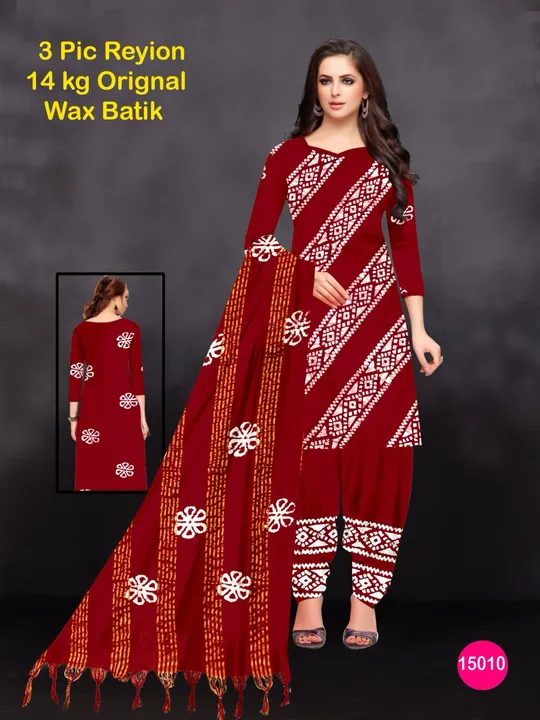 Rayon cotton wax batik dress uploaded by business on 9/27/2023