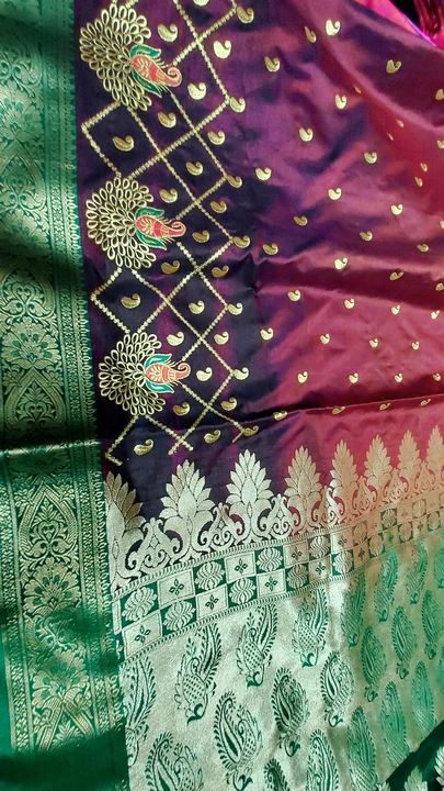 Satin saree uploaded by business on 9/27/2023