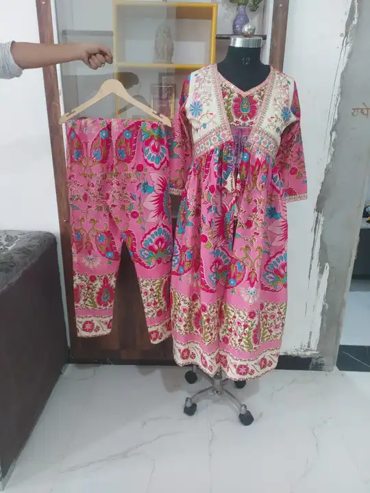 Embroidered Aliya cut kurti with pent and dupatta  uploaded by PANIHARI COLLECTION CENTRE on 9/27/2023