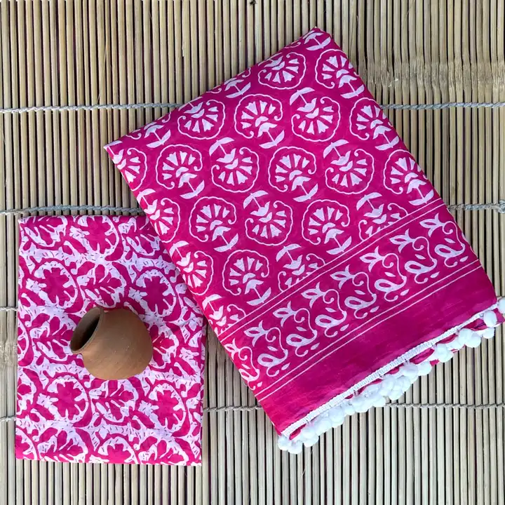 Cotton mulmul saree  uploaded by The print house  on 9/28/2023