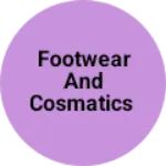 Business logo of Footwear and cosmatics