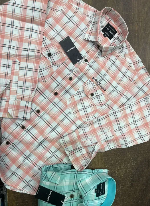 Palm angeles twill check double pocket shirt  uploaded by kanishk fashions on 9/28/2023