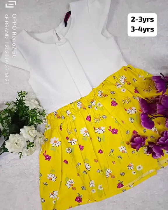 Frock new collection 😍 uploaded by Krisha fashion on 9/28/2023