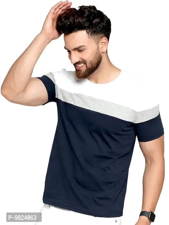 AUSK Men's Regular Fit T-Shirt(White,Navy Blue,Grey Mix_Medium)
 uploaded by business on 9/28/2023