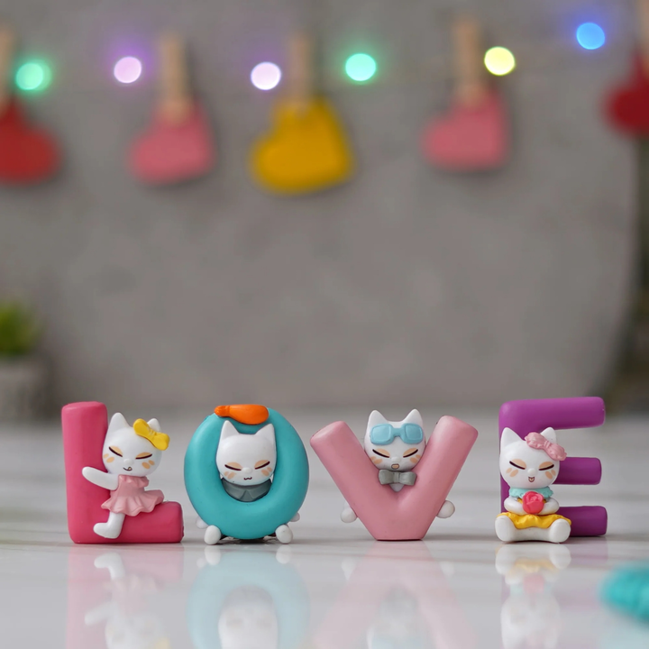 "Love" Animated Characters Valentine Multicolor Polyresin Showpiece
 uploaded by Home decor on 9/28/2023