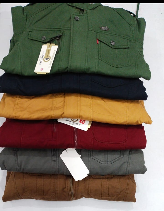 Cotton jackets uploaded by JACKETS, LOWER,JEANS, SHIRT MANUFACTURER on 9/28/2023