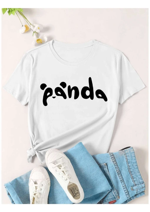 Woman Panda design T-shirts / Top uploaded by business on 9/28/2023