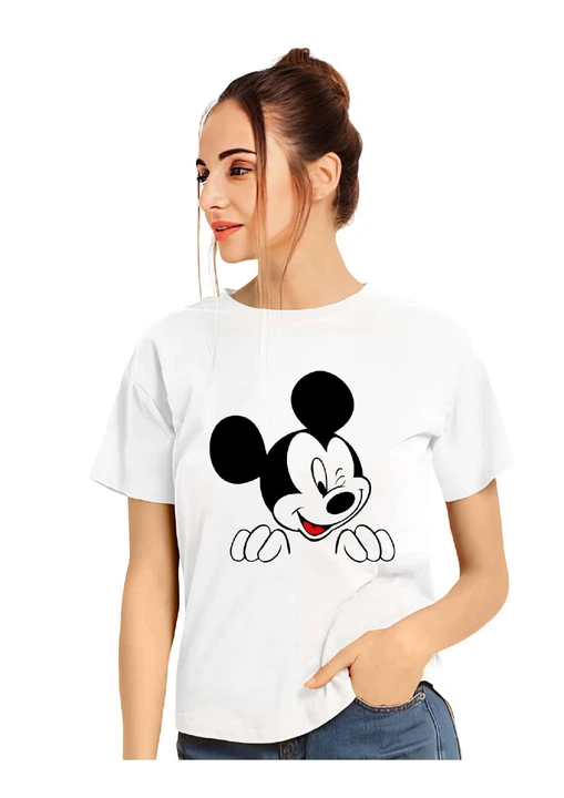 Woman Micky Mouse design T-shirts / Top uploaded by business on 9/28/2023