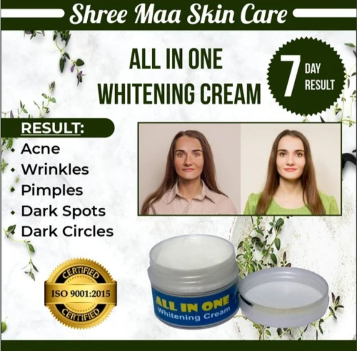 All in one whitennnig cream  uploaded by Shree maa skin care on 9/28/2023