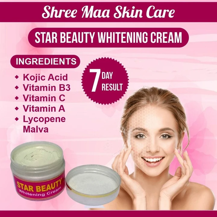 Star beauty whitening cream 30gm uploaded by Shree maa skin care on 9/28/2023