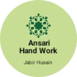 Business logo of Ansari hand work