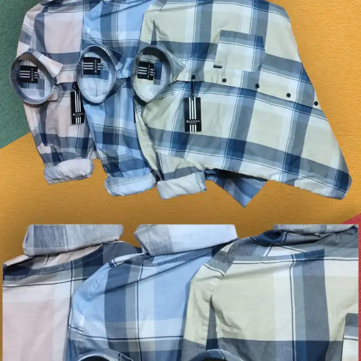 COTTON X CHECKS SHIRTS  uploaded by Cotton X - Made in India  on 9/29/2023
