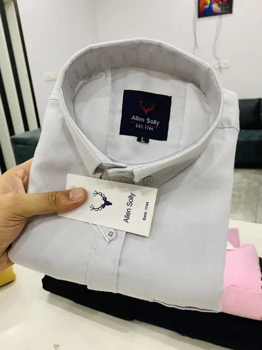 Plain shirt uploaded by Bhatia traders on 9/29/2023