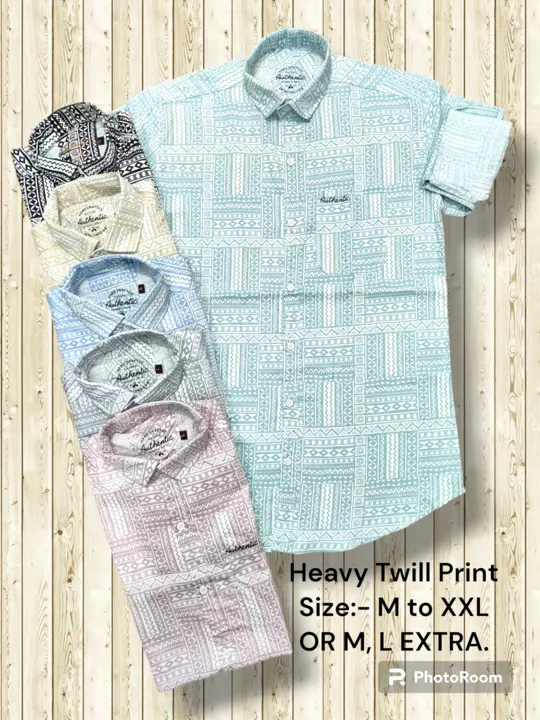 HEAVY 40*40 TWILL PRINTS SIZE M TO XXL  uploaded by business on 9/29/2023