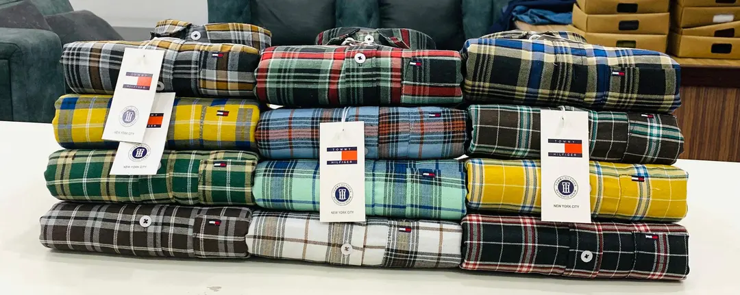 Tommy Hilfiger check shirt uploaded by business on 9/29/2023