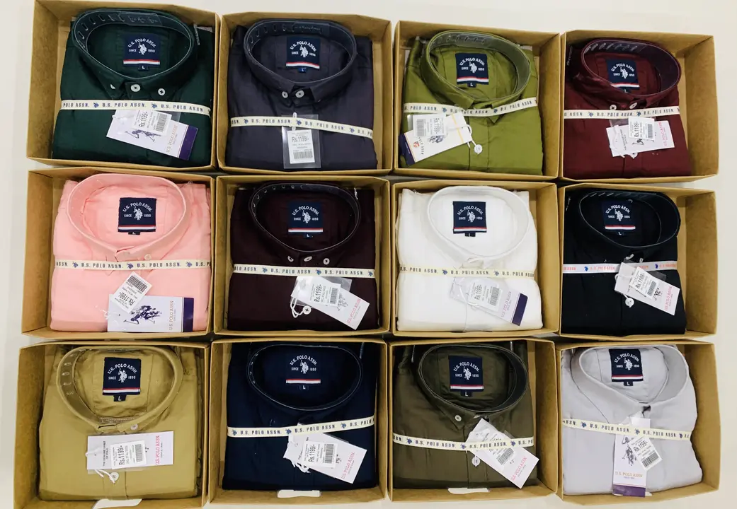 Post image Us polo assn. plain box packed shirts 💯 
Size M.l.xl.xxl
Fabric soft cotton 
Colours 12
Moq 48 pieces
Single piece box packing 💯
Showroom quality 💯👍🏻